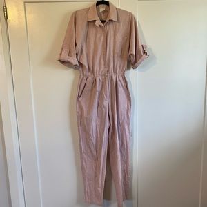 Vintage the French Fact Linen Jumpsuit